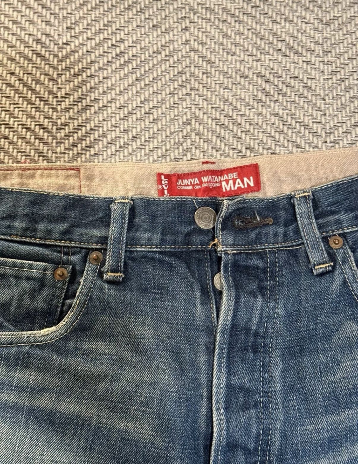 Levi's Levi’s MAN Cotton Linen Panel Deconstructed Jeans K24 Size US 34 / EU 50 - 3 Thumbnail