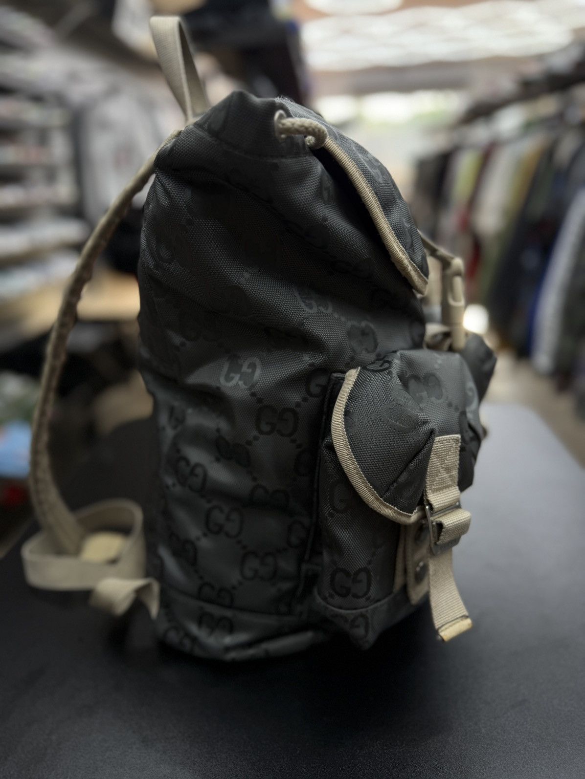 Gucci Gucci Grey Off The Grid Backpack $2220 Retail Size ONE SIZE - 5 Thumbnail