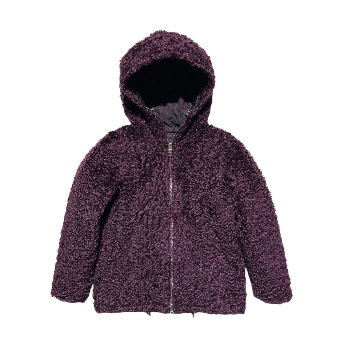 Prada 2008 reversible mohair shearling nylon jacket Size US S / EU 44-46 / 1 - 2 Thumbnail