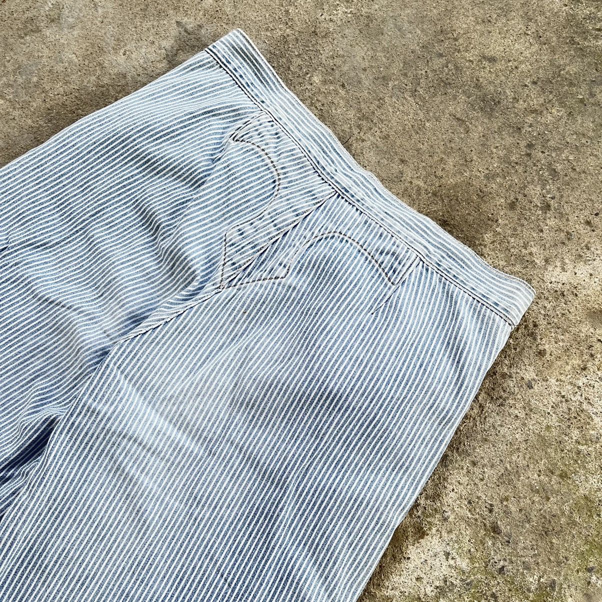 Issey Miyake × Japanese Brand × Zucca Zucca Hickory Baggy Trouser Pants Size 28" / US 6 / IT 42 - 9 Thumbnail