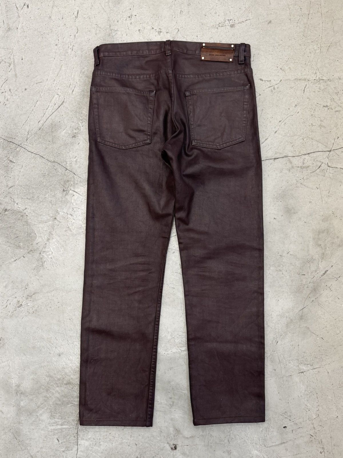 Dries Van Noten SS22 WAXED PENDA DENIM JEANS Size US 30 / EU 46 - 2 Thumbnail