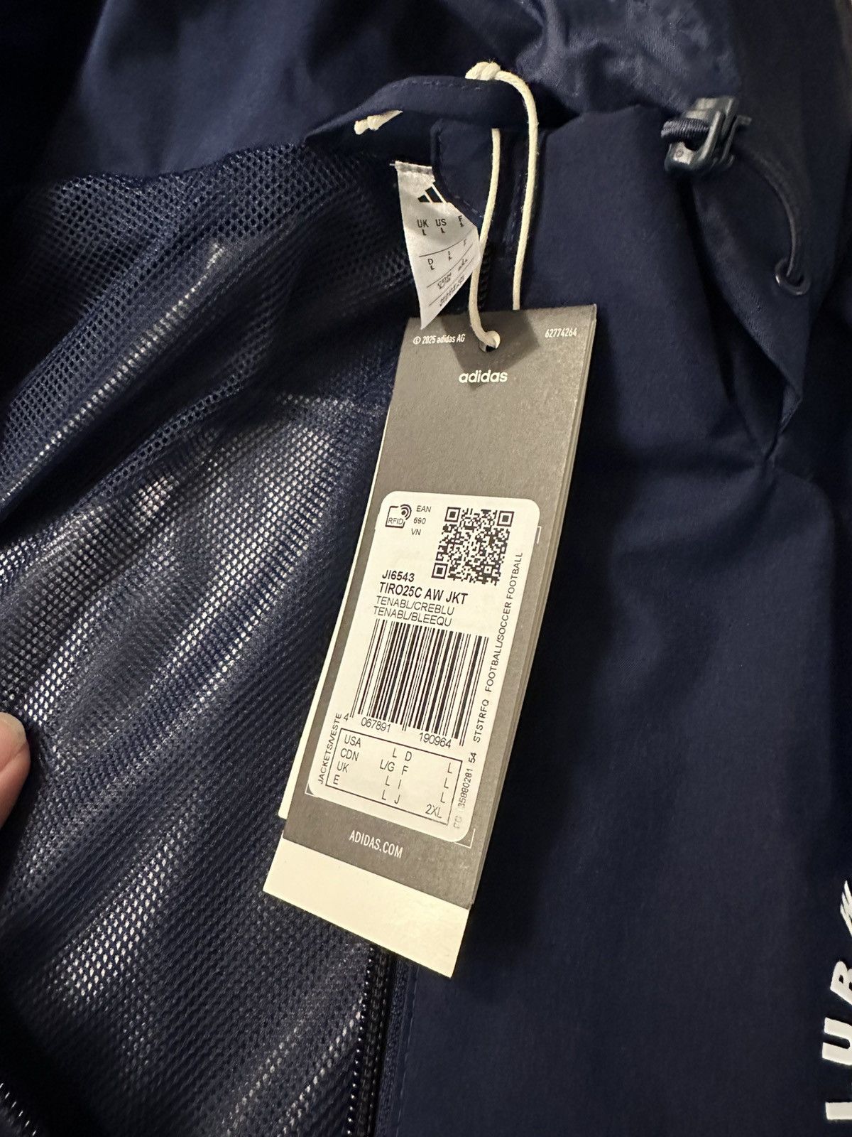 Adidas FIFA World Cup Volunteer Adidas TIRO25 Jacket Size L BNWT Size US L / EU 52-54 / 3 - 5 Thumbnail