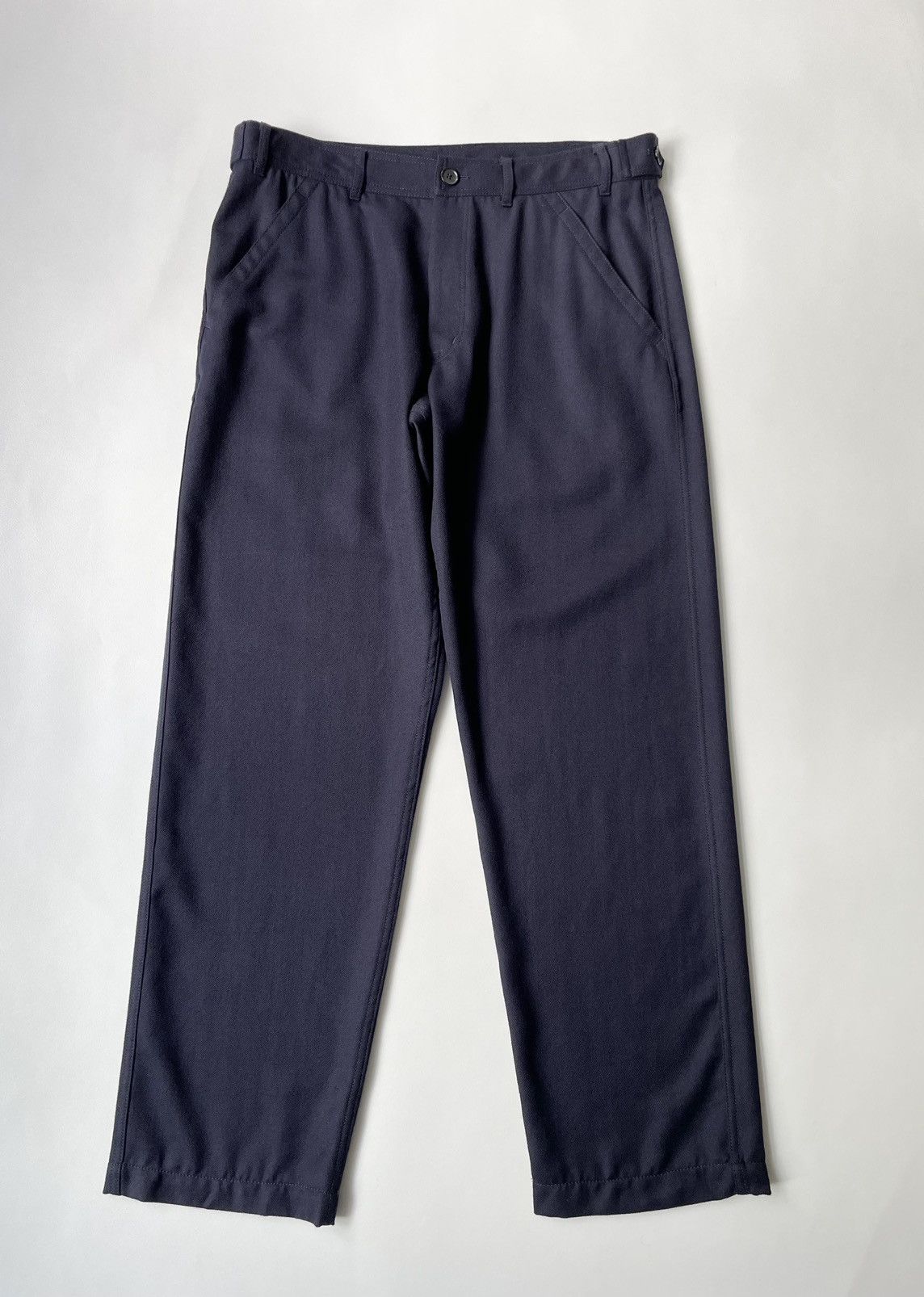Comme des Garcons Dark Blue Wool Utility Trousers Size US 36 / EU 52 - 15 Thumbnail