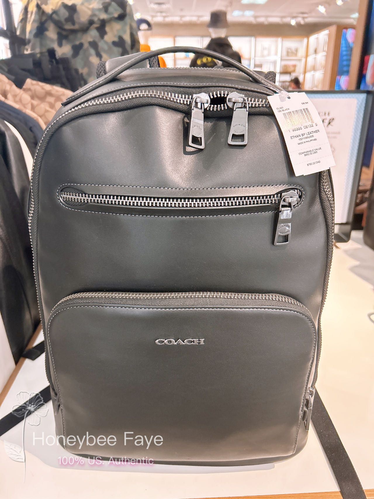 大人女性の COACH NWT イーサン Men リュック (Coach イーサン ON・OFF ...