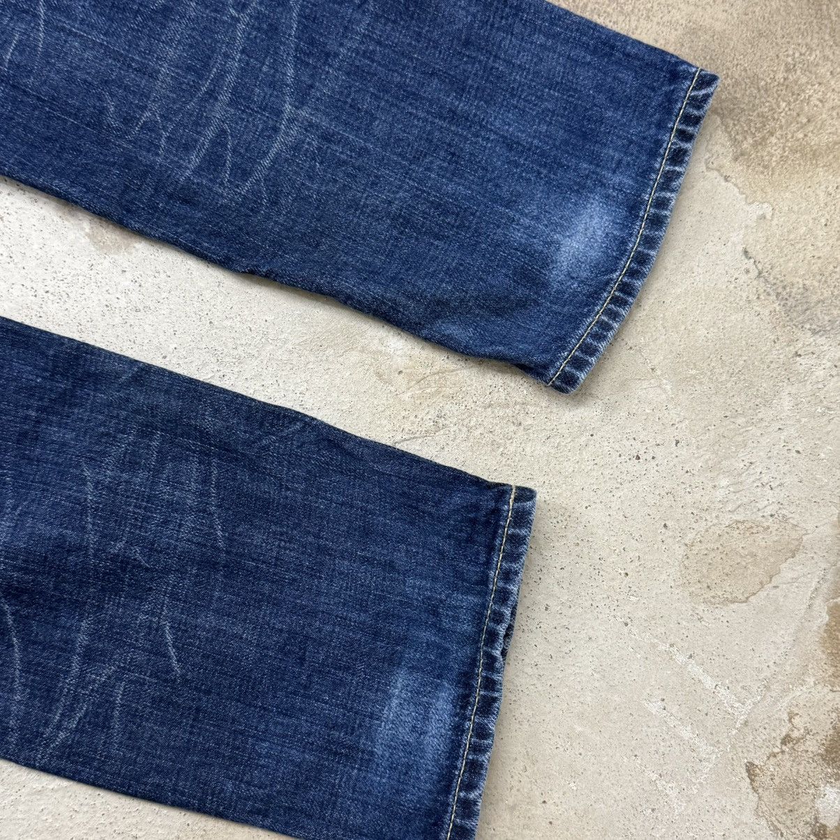 DENHAM Denham Selvedge Razor Slim Fit Distressed Denim Pants Size US 31 - 15 Thumbnail