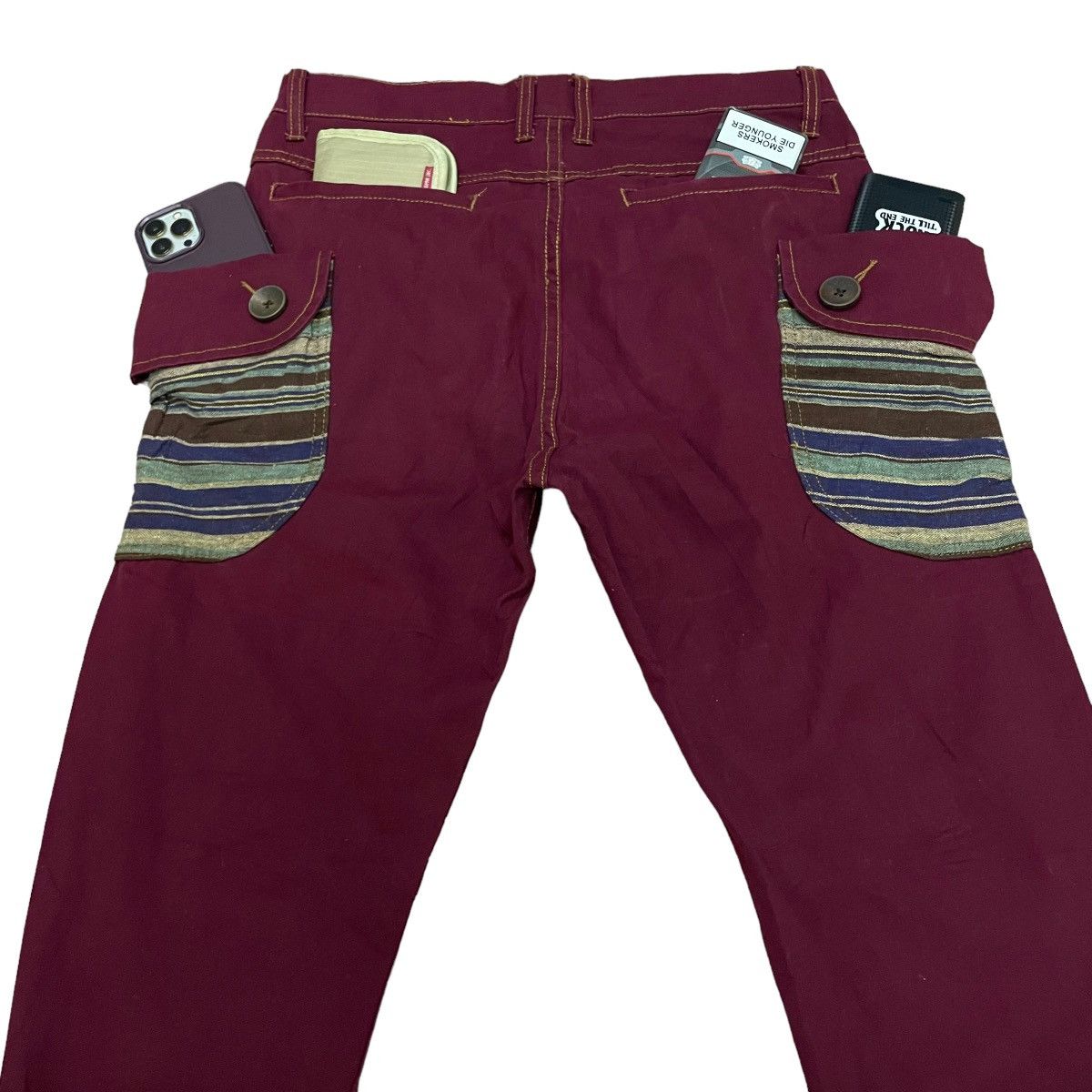 20471120 🇯🇵 JUNGLE STORM NATIVE CARGO PANTS Size US 31 - 3 Thumbnail