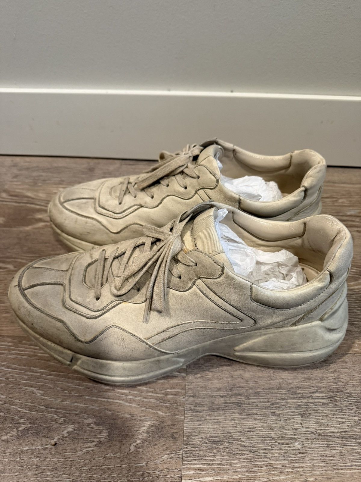 Gucci Gucci Rhyton sneakers size 11.5 Size US 11.5 / EU 44-45 - 2 Thumbnail