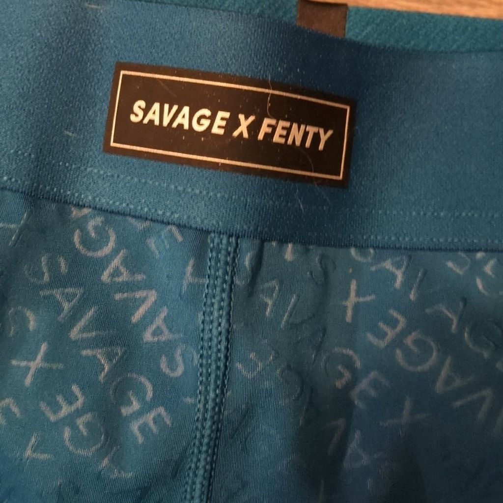 Fenty Savage X Fenty blue flow high waist leggings size small Size 22" - 4 Thumbnail