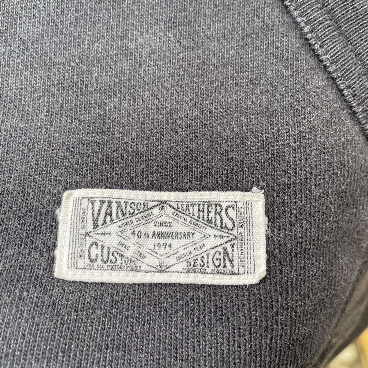 Vanson Leathers 🔥Vintage Vanson Leather Sick Big Spellout Pullover Hoodie Size US S / EU 44-46 / 1 - 14 Thumbnail