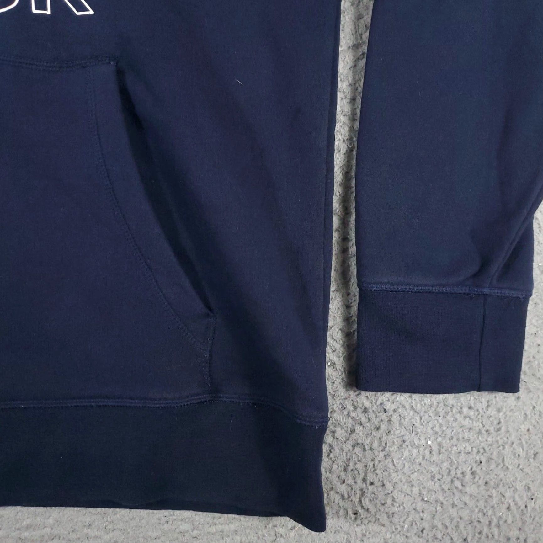 Reebok Reebok Mens Large Hoodie Pullover Sweatshirt Blue Fleece Logo Casual Sports Size US L / EU 52-54 / 3 - 5 Thumbnail