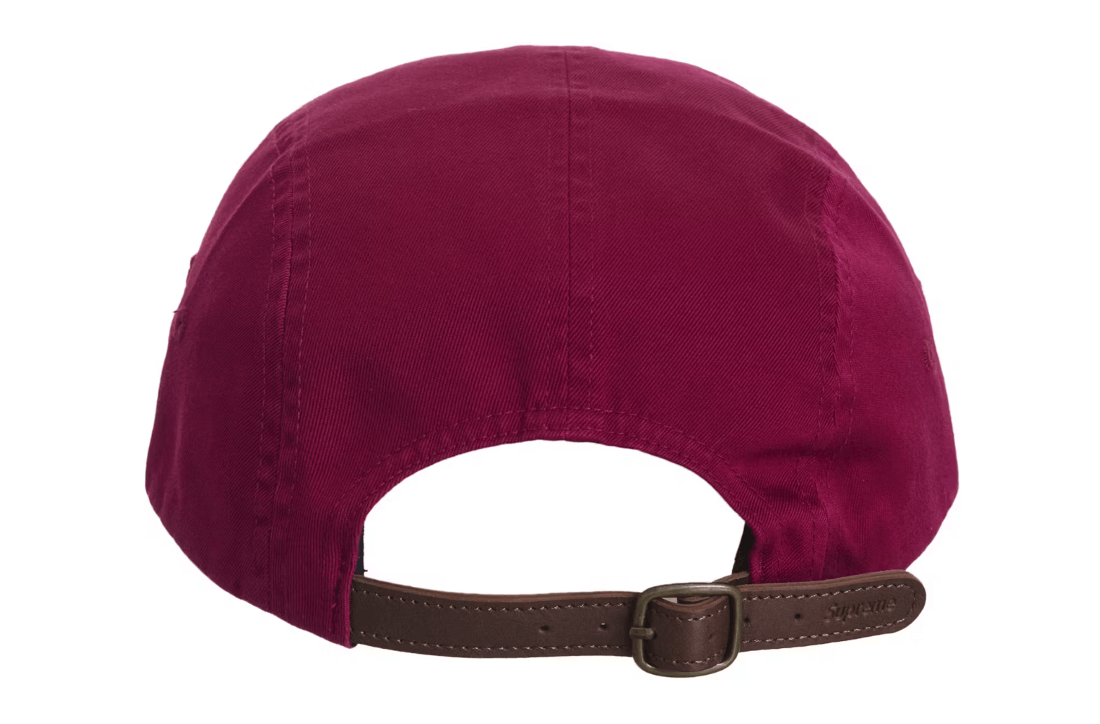 Supreme Supreme Washed Chino Twill Camp Cap Cranberry Sz Adjustable Size ONE SIZE - 2 Thumbnail