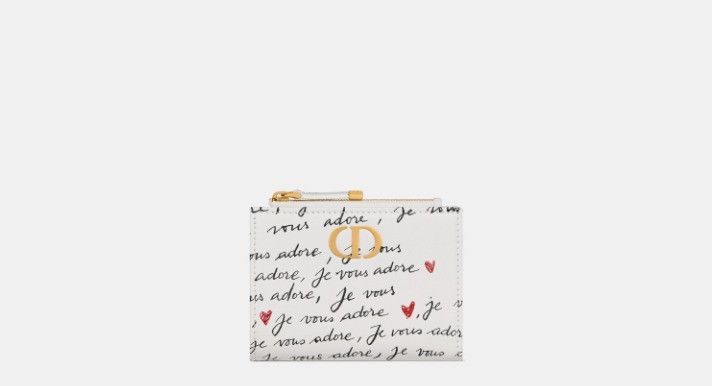Dior o1w1db10325 Size: OS / S5173UBY Caro Dahlia Wallet in White Size ONE SIZE - 2 Thumbnail