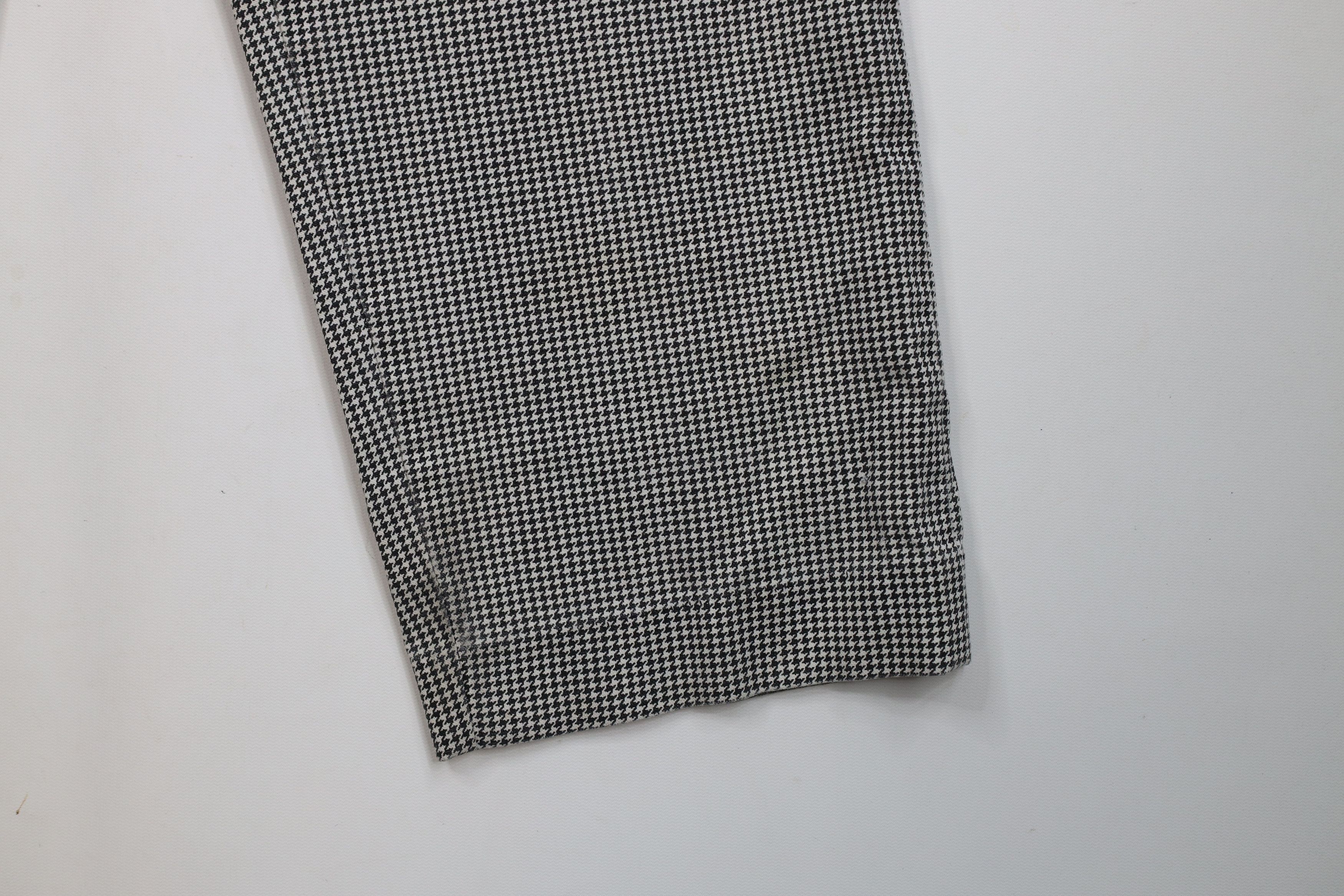 Vintage Vintage 70s Streetwear Houndstooth Wide Leg Pants USA Size US 36 / EU 52 - 5 Thumbnail