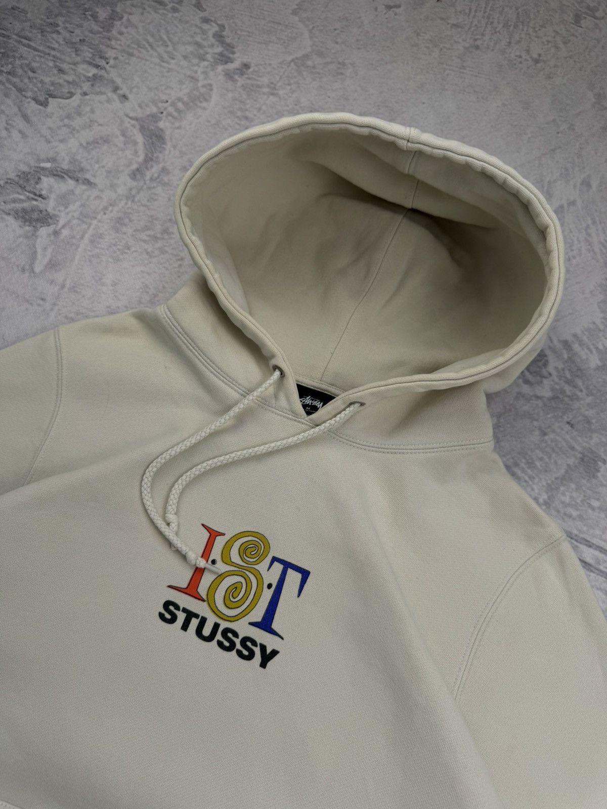 Stussy × Vintage STUSSY CENTER LOGO VINTAGE OVERSIZE HOODIE Size US M / EU 48-50 / 2 - 4 Thumbnail