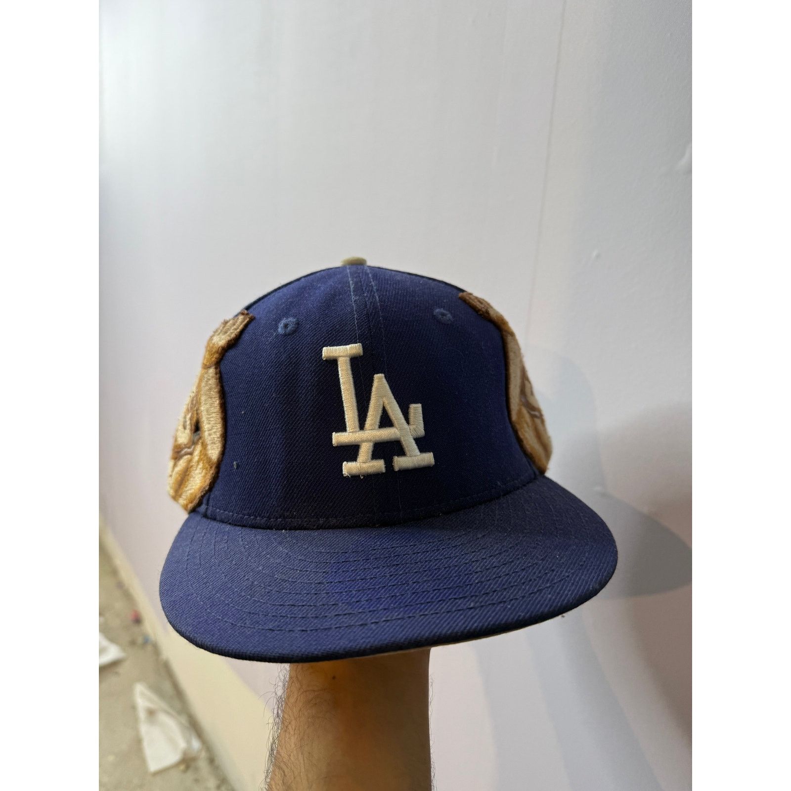 Jon Stan NYC Jon Stan Dodgers Cap Used 7 3/8 Size 38 - 1 Thumbnail