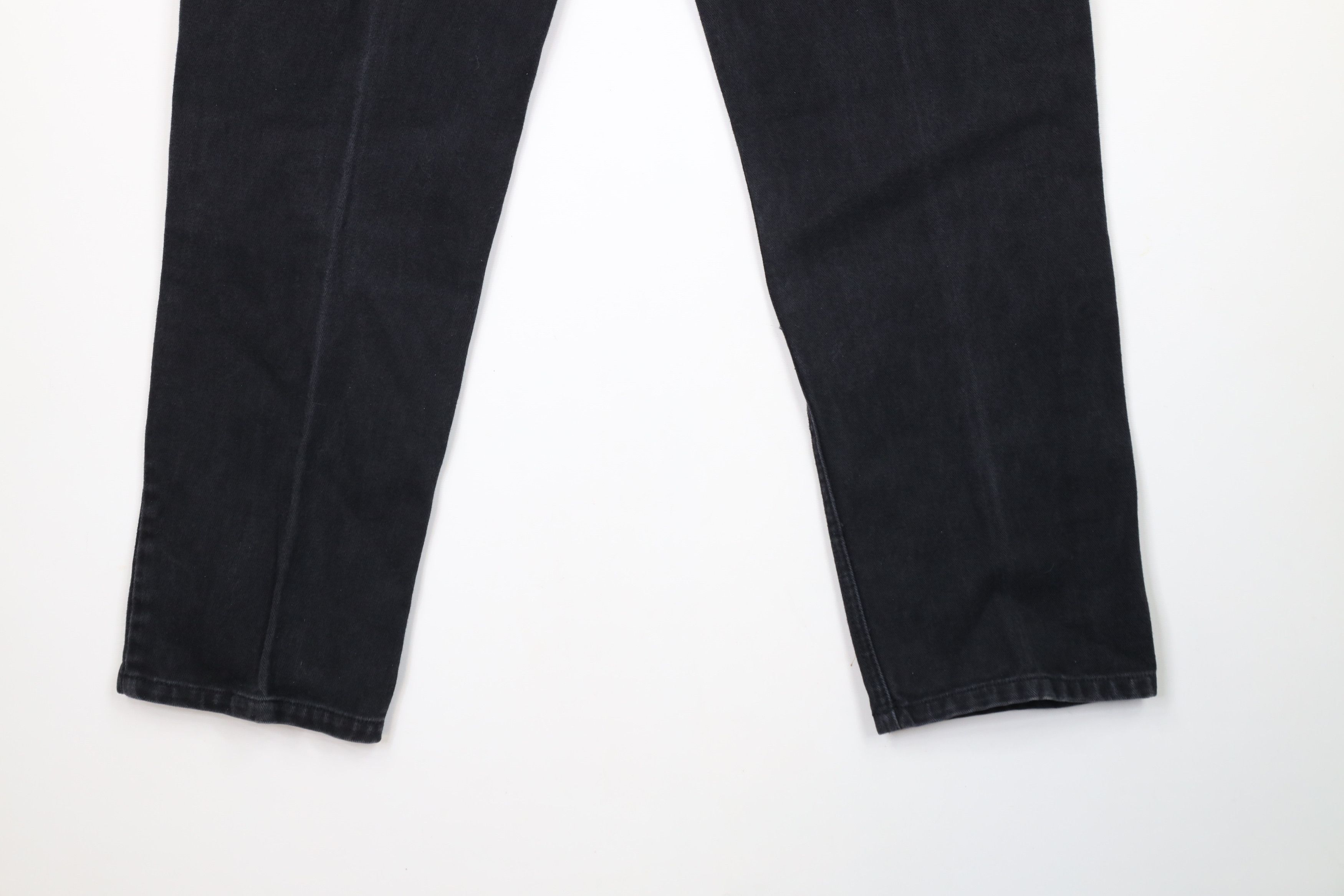 Vintage Vintage 90s Streetwear Fit Tapered Leg Denim Jeans Black Size US 34 / EU 50 - 13 Thumbnail