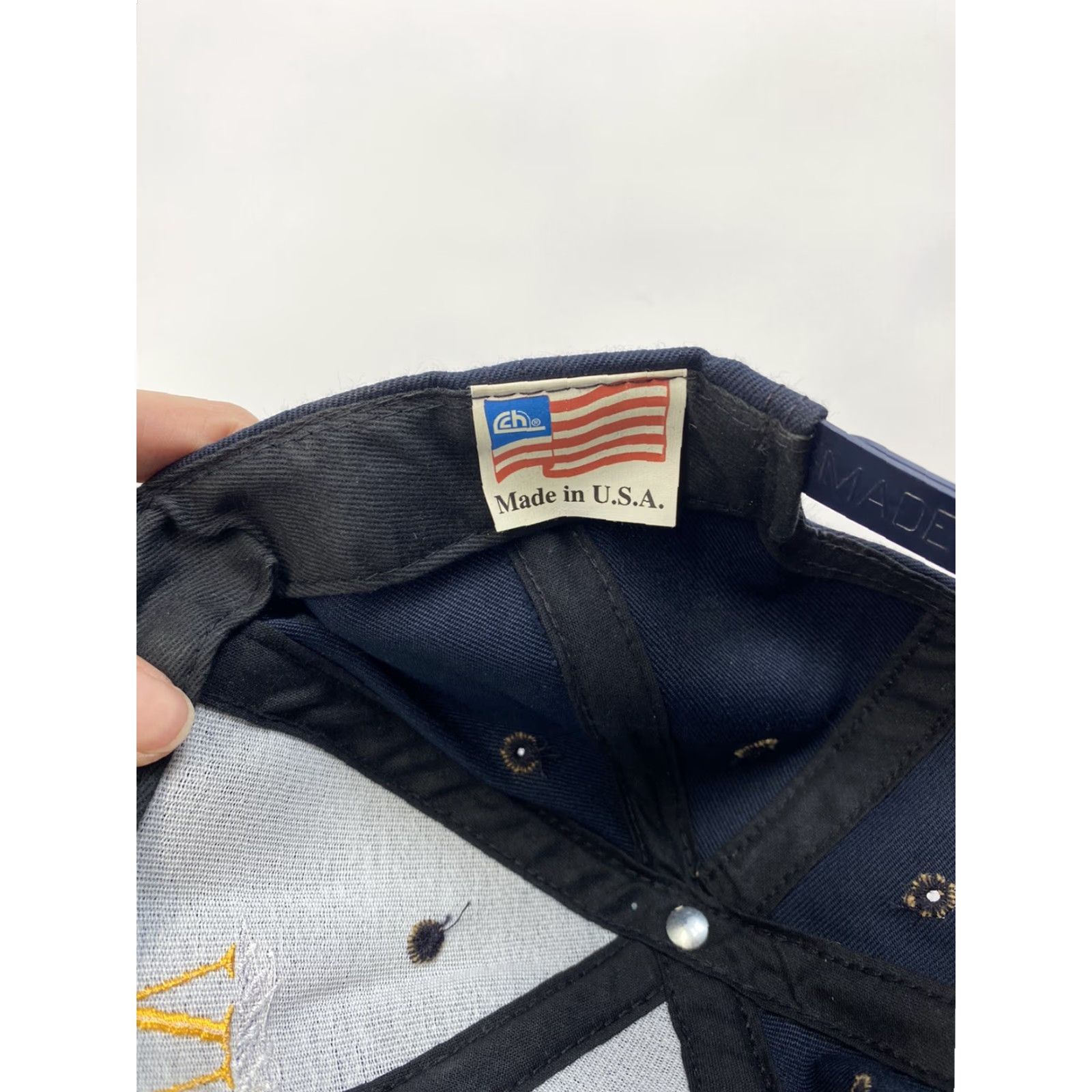 Vintage US Navy Baseball Cap One Size Adult Blue Men Adjustable Lightweight Cap Size ONE SIZE - 5 Thumbnail