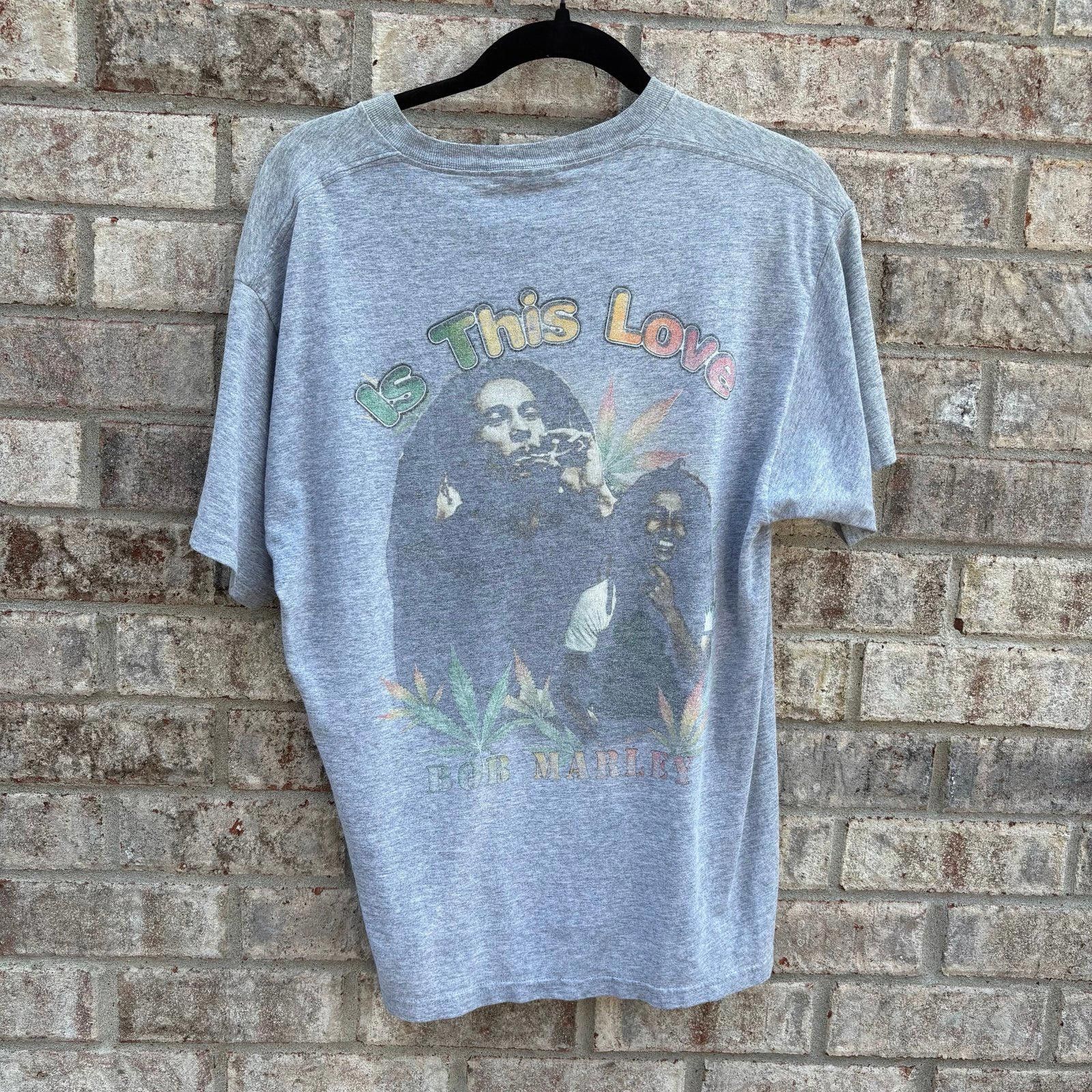 Fruit Of The Loom Vintage 90s Bob Marley T-shirt Size US L / EU 52-54 / 3 - 1 Thumbnail