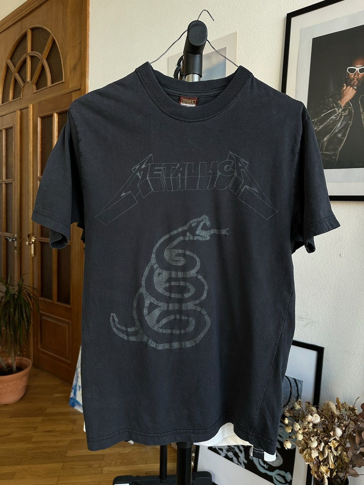 Band Tees × Vintage Vintage METALLICA tee black album snake rare tshirt Size US M / EU 48-50 / 2 - 1 Thumbnail