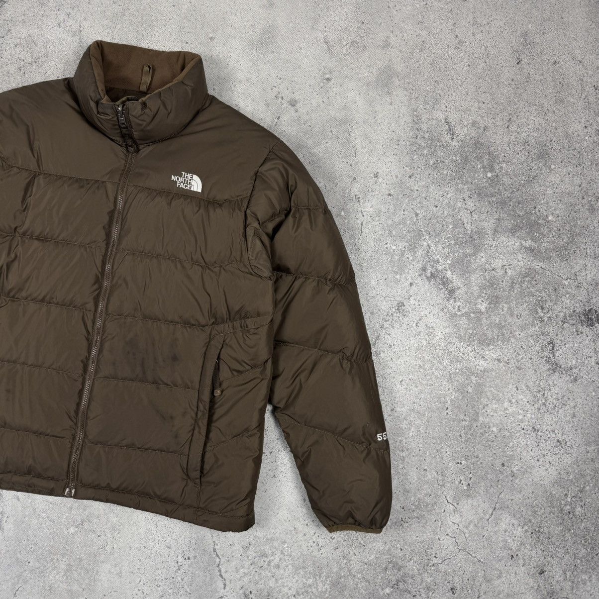 The North Face The North Face Brown Puffer Down Jacket Nuptse 550 Size US M / EU 48-50 / 2 - 4 Thumbnail