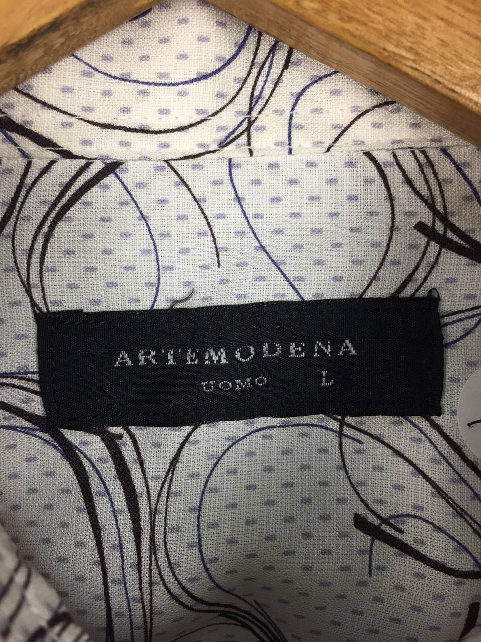 Japanese Brand Artemodena Uomo Abstract Circle Pattern Short-Sleeve Shirt Size US L / EU 52-54 / 3 - 7 Thumbnail