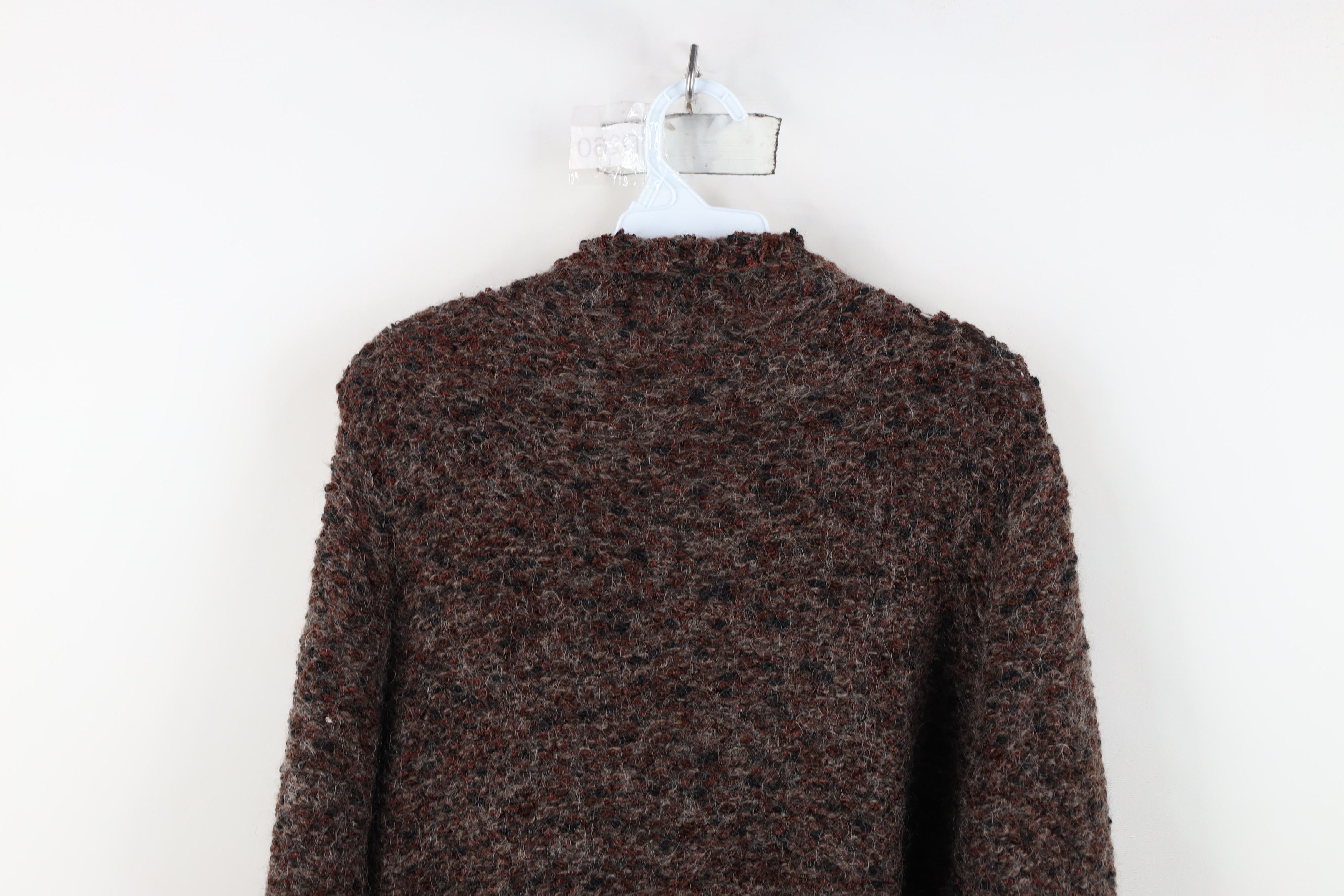 Vintage Vintage 60s Streetwear Mohair Wool Knit Collared Sweater Size S / US 4 / IT 40 - 10 Thumbnail