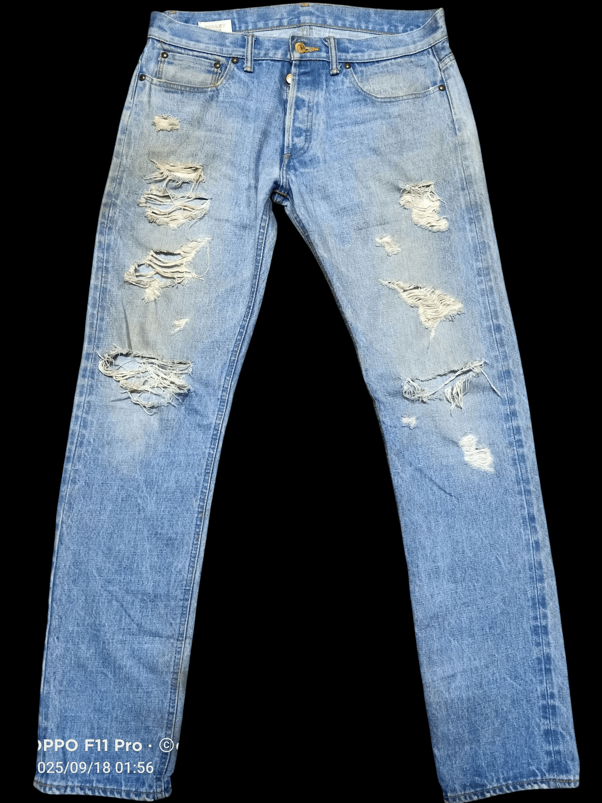 Japanese Brand 🌟 Pallet Life Story RedSelvedge Denim Men 🌟 Size US 33 - 2 Thumbnail