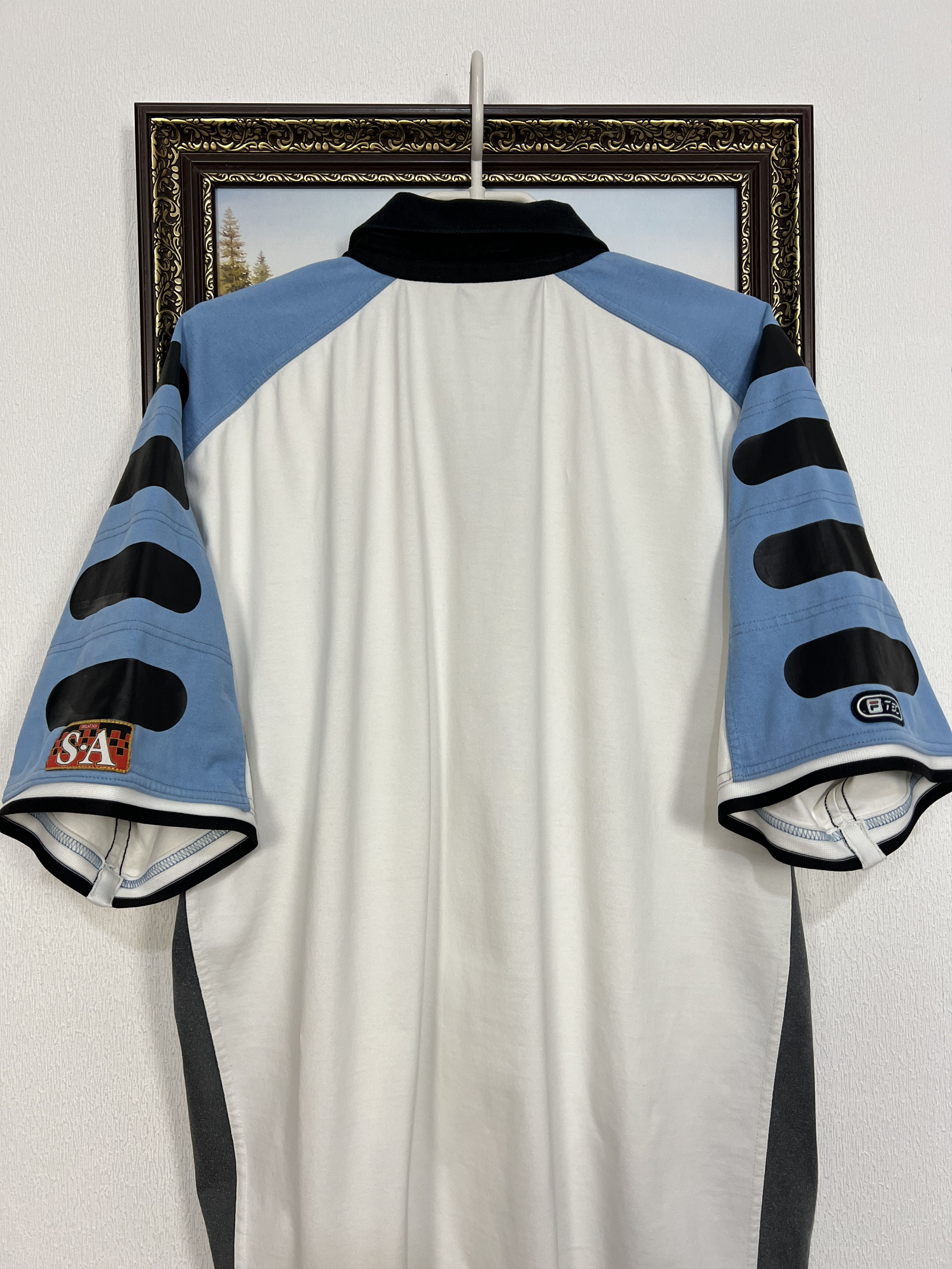 Fila Vintage 2000 Cardiff Blues Rugby Union Jersey Shirt Trikot Size US XXL / EU 58 / 5 - 8 Thumbnail