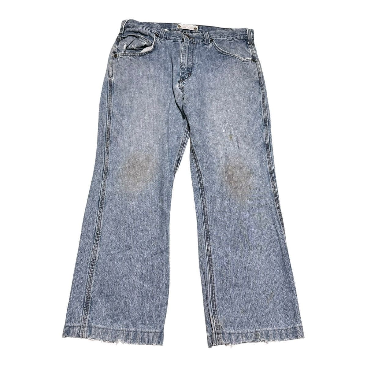 Carhartt Carhartt Distressed Grunge Traditional Fit Jeans Men’s 35x26 Size US 35 - 5 Thumbnail