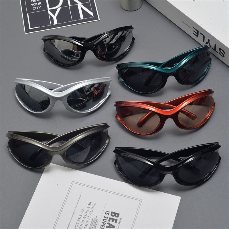 Electric Visual Punk Street ins style custom avant-garde sunglasses Size ONE SIZE - 2 Thumbnail