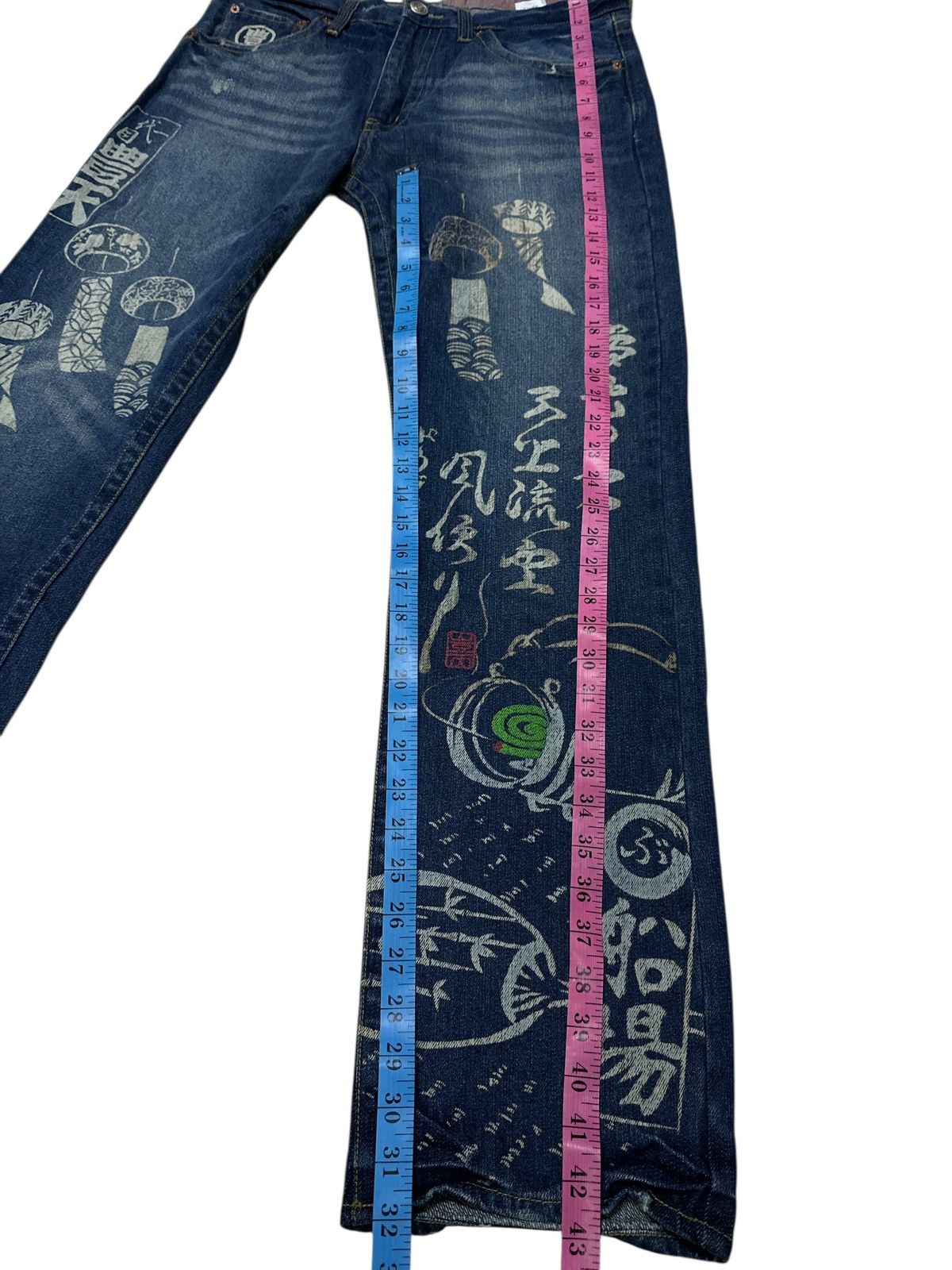 Kapital Vintage Denim Japan Traditional Art . Size US 34 / EU 50 - 7 Thumbnail