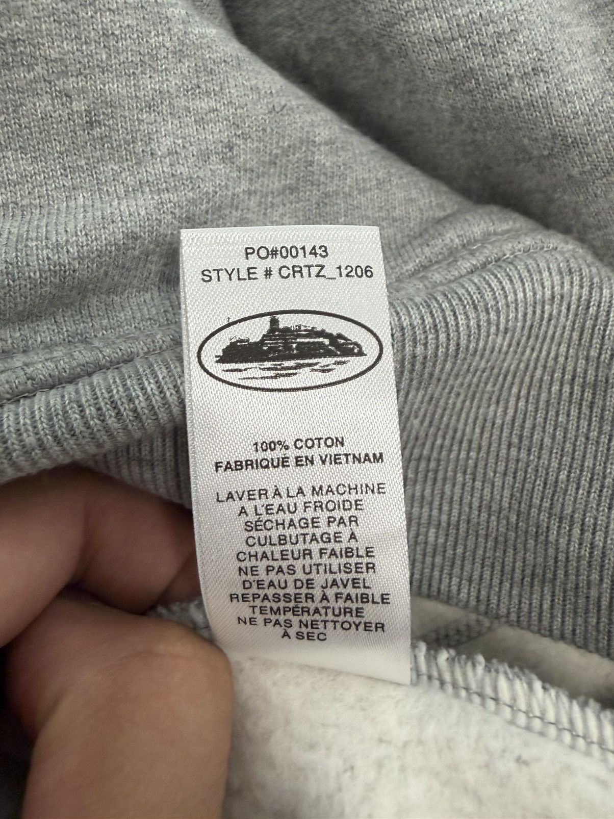 Corteiz Corteiz Grey Alcatraz Hoodie Size US S / EU 44-46 / 1 - 5 Thumbnail