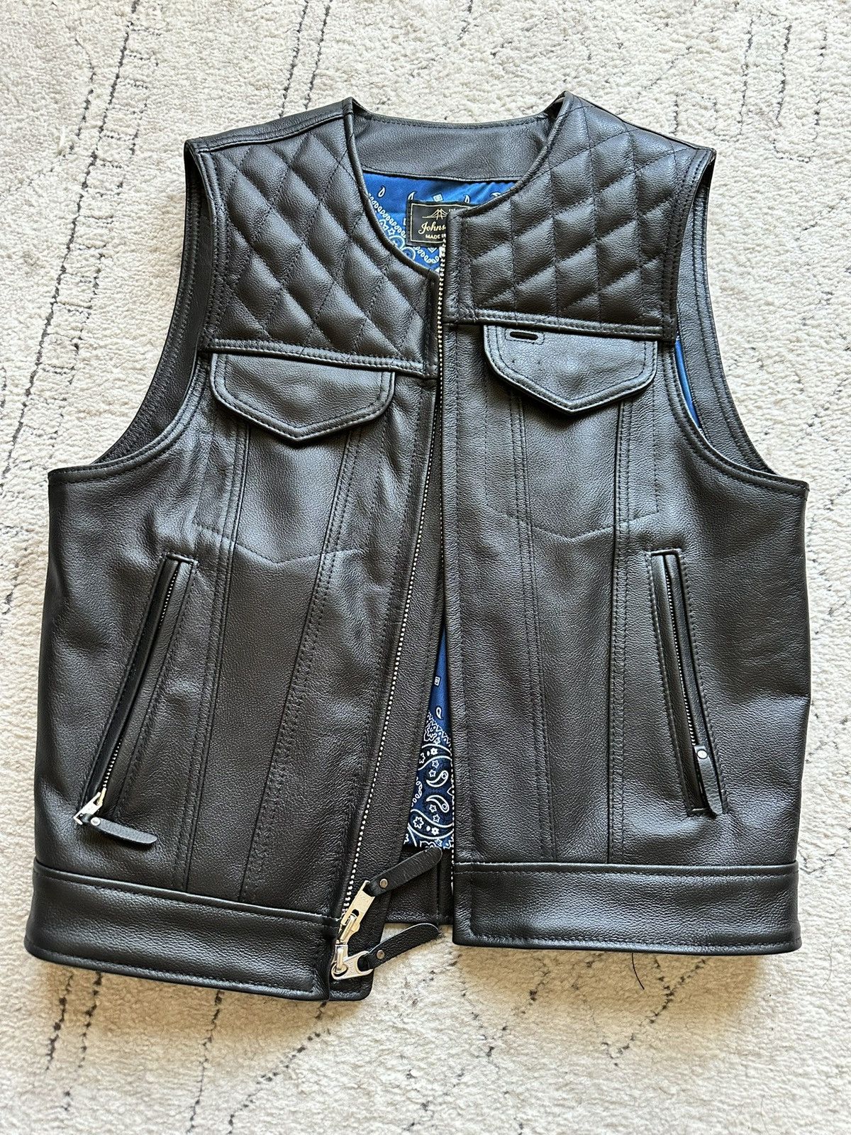Johnson Leather Custom Vest