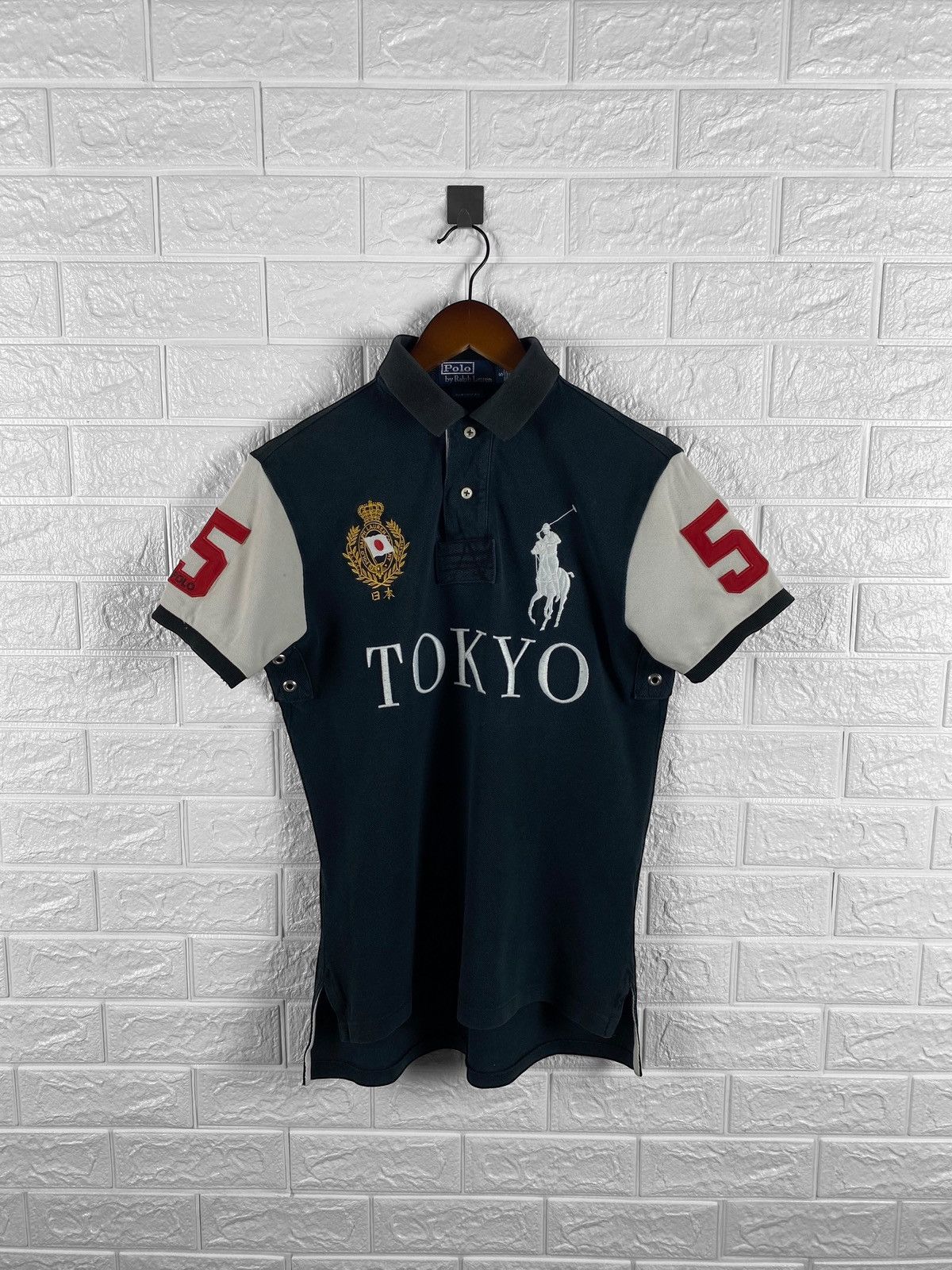 Polo Ralph Lauren TOKYO ポロシャツ Polo Ralph Lauren Rare Polo T-Shirt Tokyo #5 Big Pony Luxury PRL
