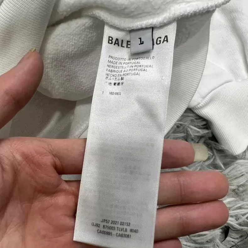 Balenciaga Balenciaga Color-block Logo monogrammed embroidered sweats Size US S / EU 44-46 / 1 - 4 Thumbnail