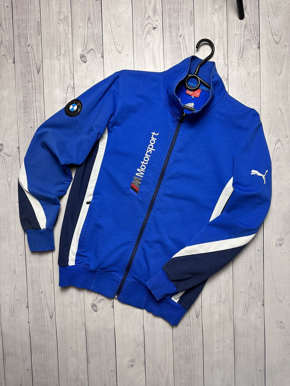 BMW × Puma Vintage puma BMW racing track jacket size S blue logo Size US S / EU 44-46 / 1 - 1 Thumbnail