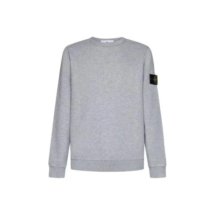 Stone Island Gray Long Sleeve Sweatshirt