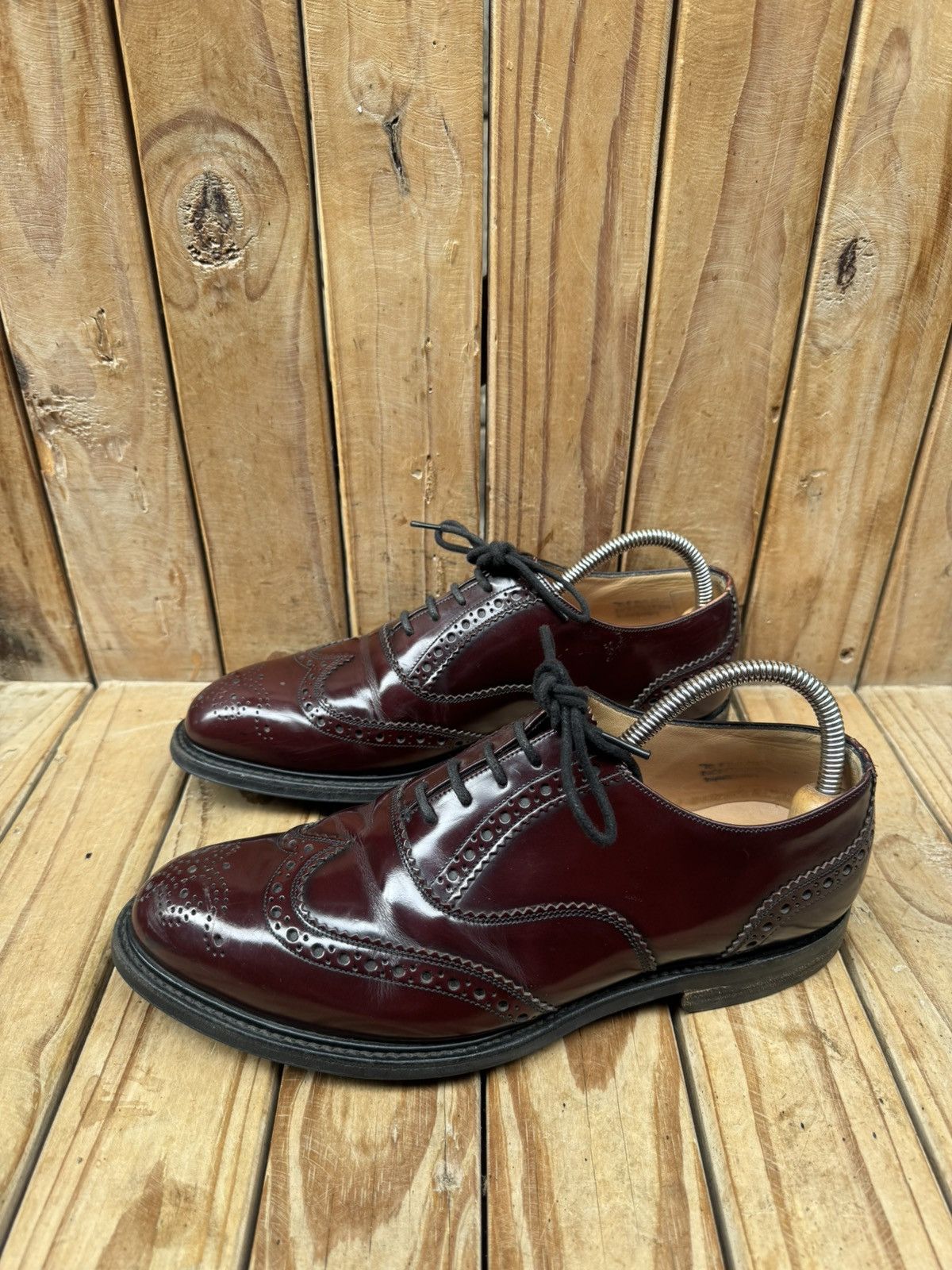 Church's Church’s ‘WAREHAM’ brown wingtip brogue Mens shoes US 8 F Size US 8 / EU 41 - 10 Thumbnail