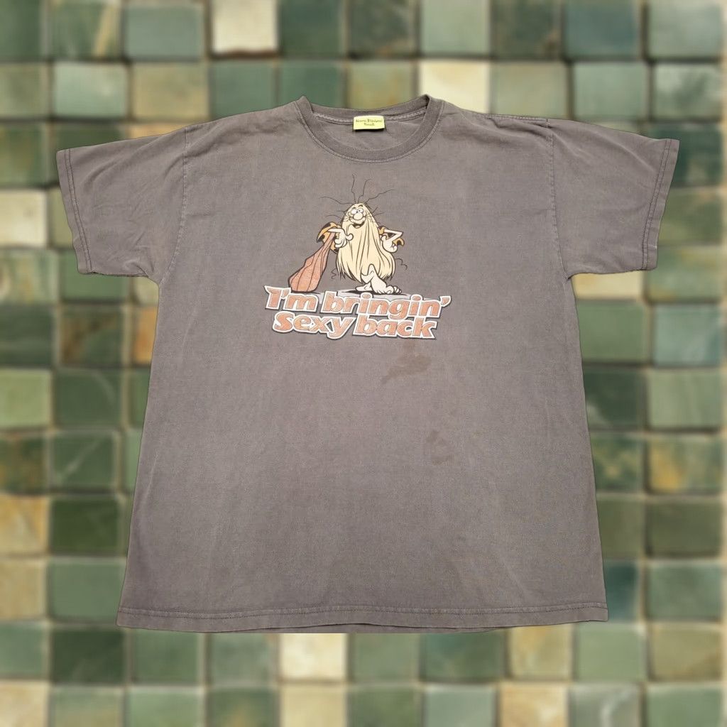 Vintage VINTAGE Captain Caveman Hanna Barbera T-Shirt Men L Brown Crew Neck Short Sleeve Graphic Print Size US L / EU 52-54 / 3 - 1 Thumbnail
