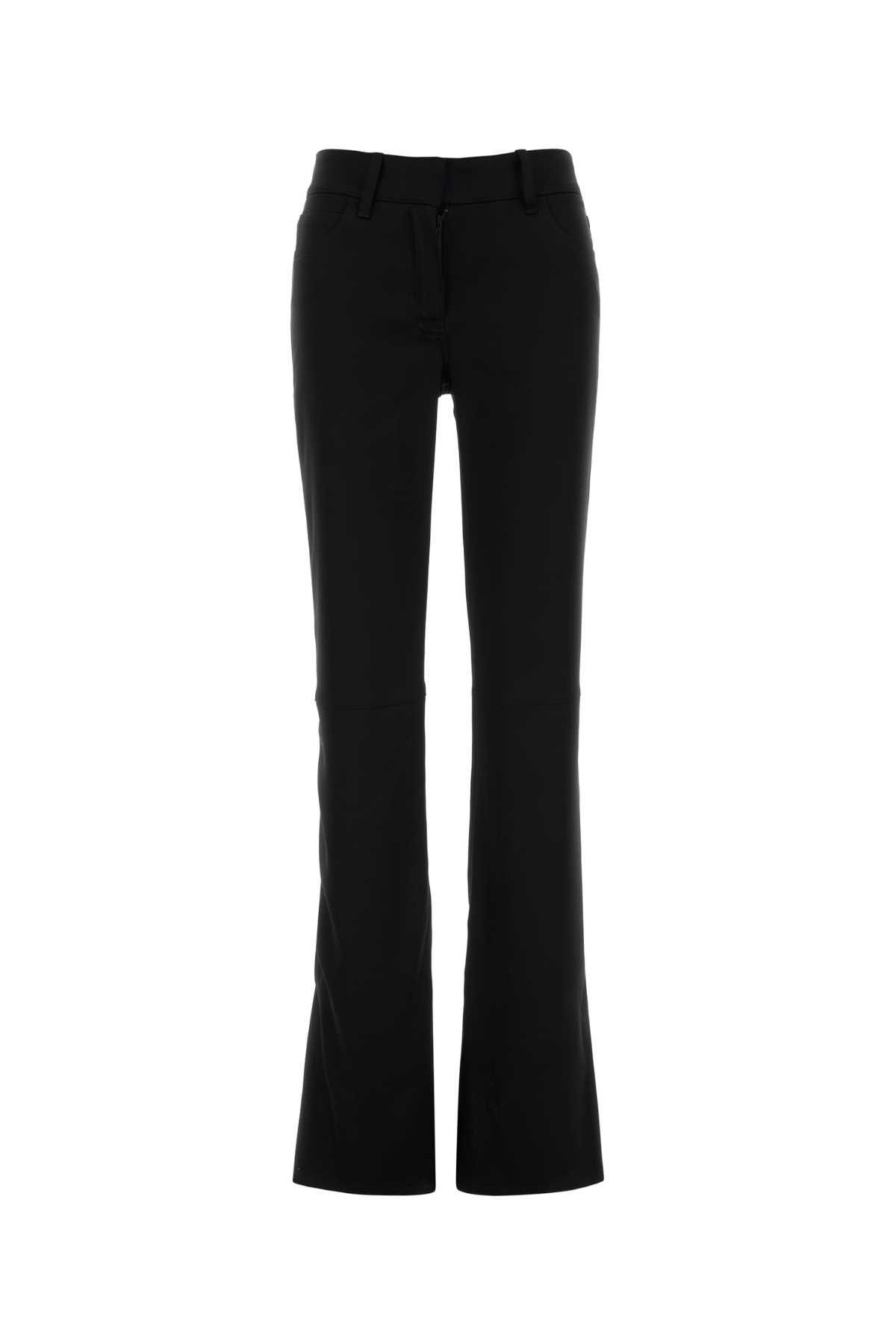 Courreges Black Satin Pant Size 24" / US 00 / IT 34 - 1 Thumbnail