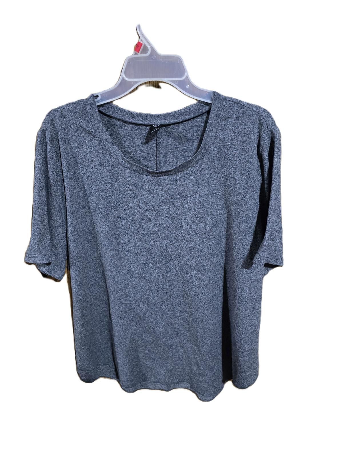 Shein Shein Curve Gray T-Shirt Size 2XL Size XXL / US 16-18 / IT 52-54 - 1 Thumbnail