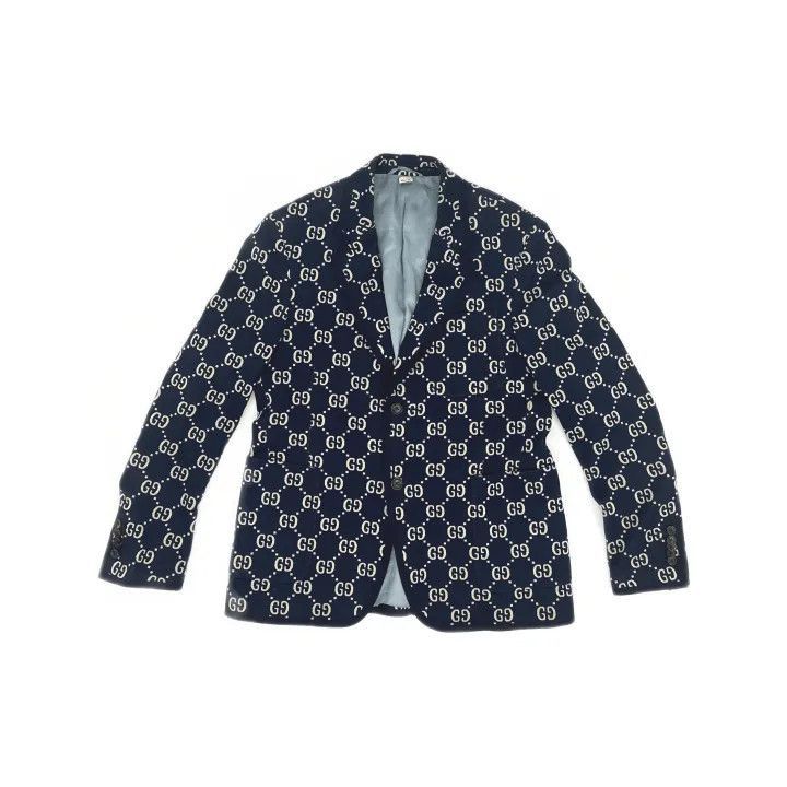 Gucci Gucci Gucci Vintage GG Jacquard Blazer for Men -2506 Size US L / EU 52-54 / 3 - 2 Thumbnail