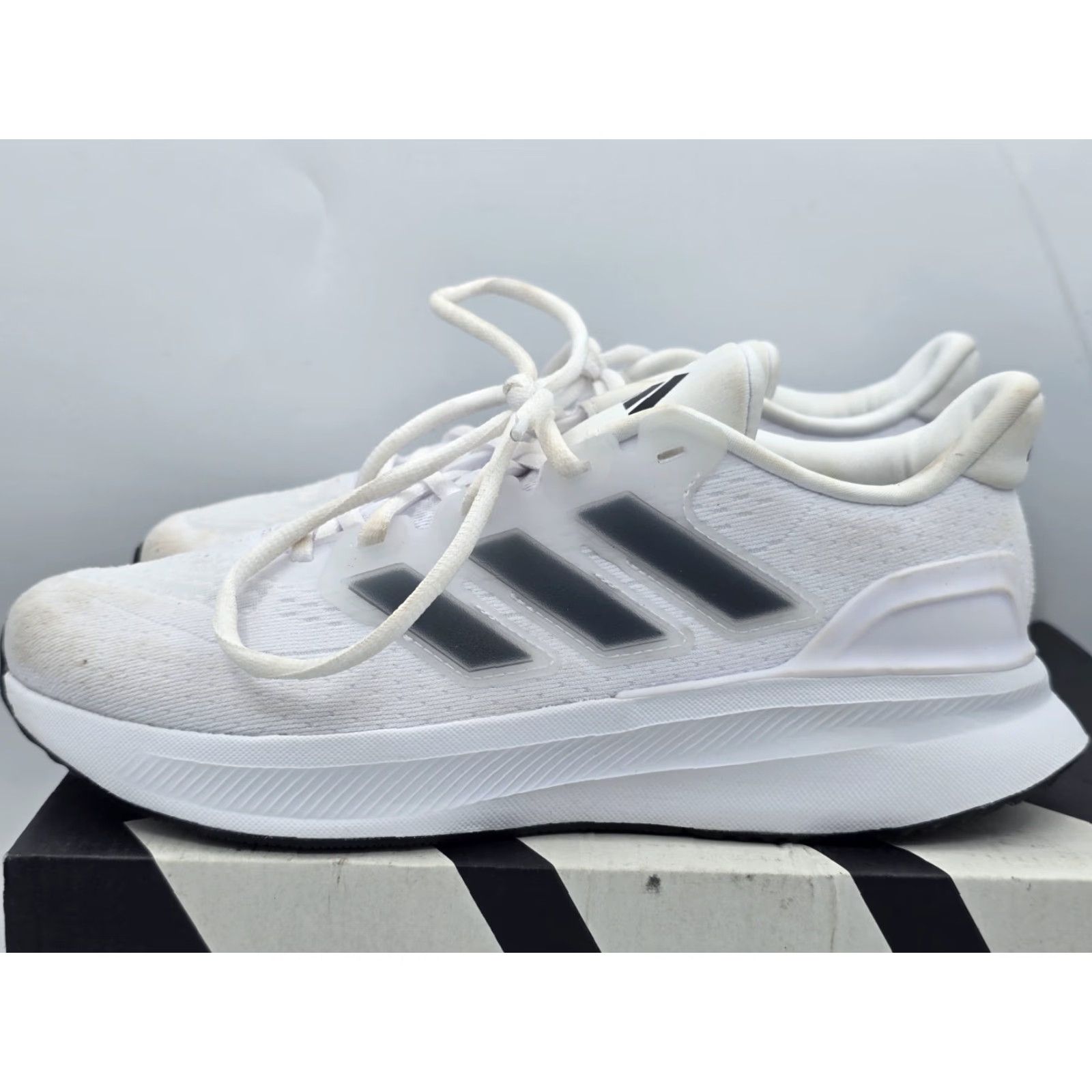 Adidas VINTAGE Adidas UltraRun 5 J Sneakers - Men's Size 6 - White - Athletic - Pre-Owned Size US 6 / EU 39 - 5 Thumbnail