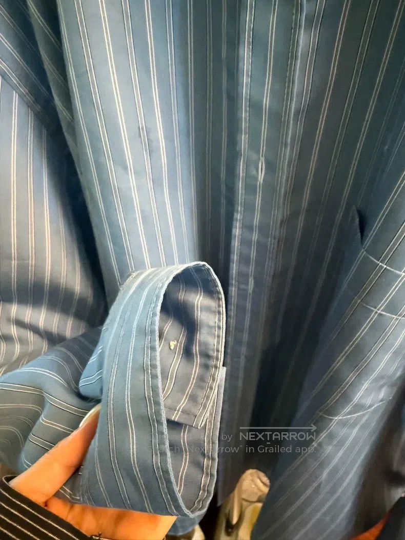 Acne Studios Acne Studios Oversized Vertical Striped Shirt Size US S / EU 44-46 / 1 - 4 Thumbnail
