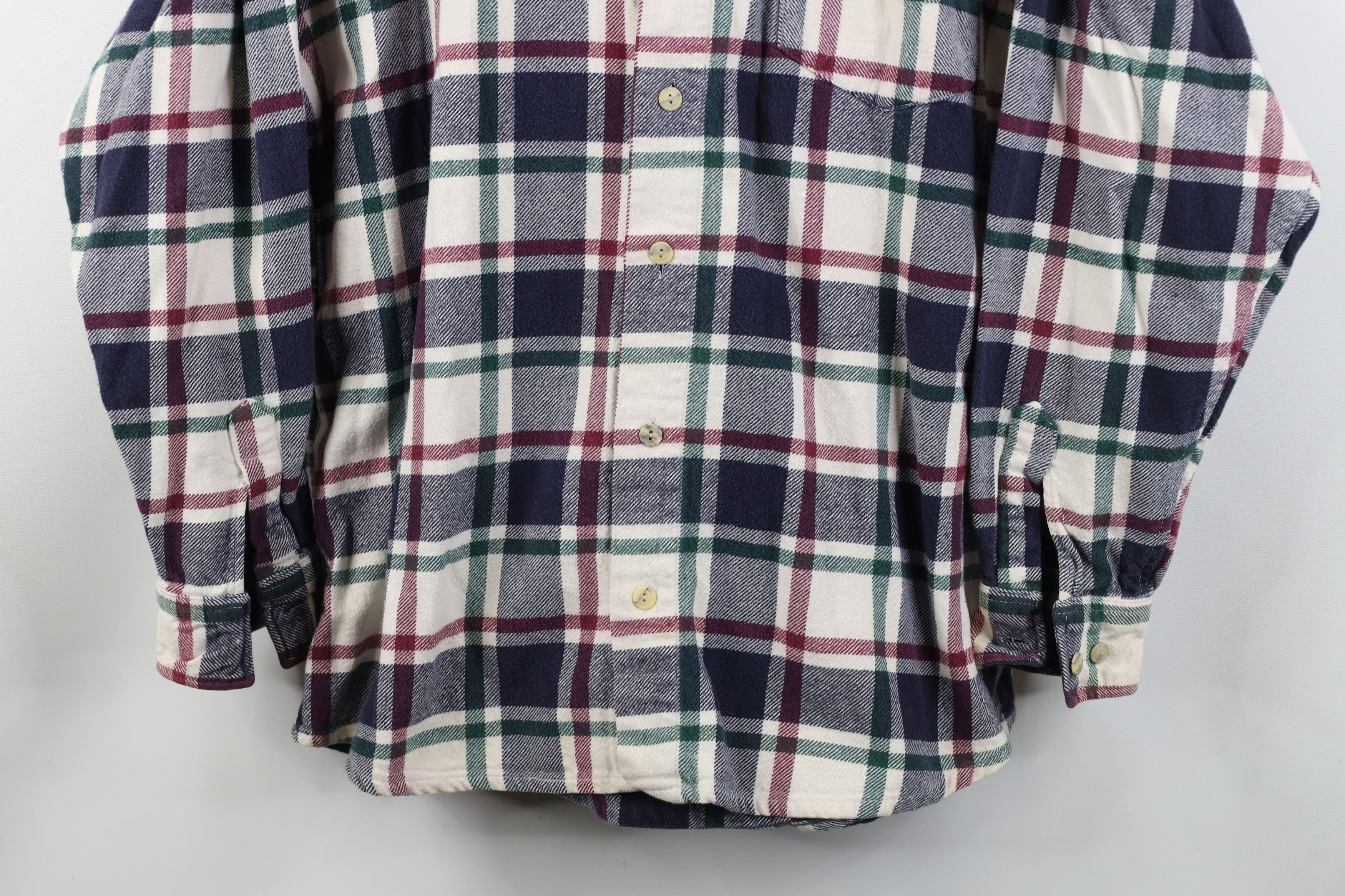 Vintage Vintage 90s Streetwear Flannel Collared Button Down Shirt Size US M / EU 48-50 / 2 - 3 Thumbnail