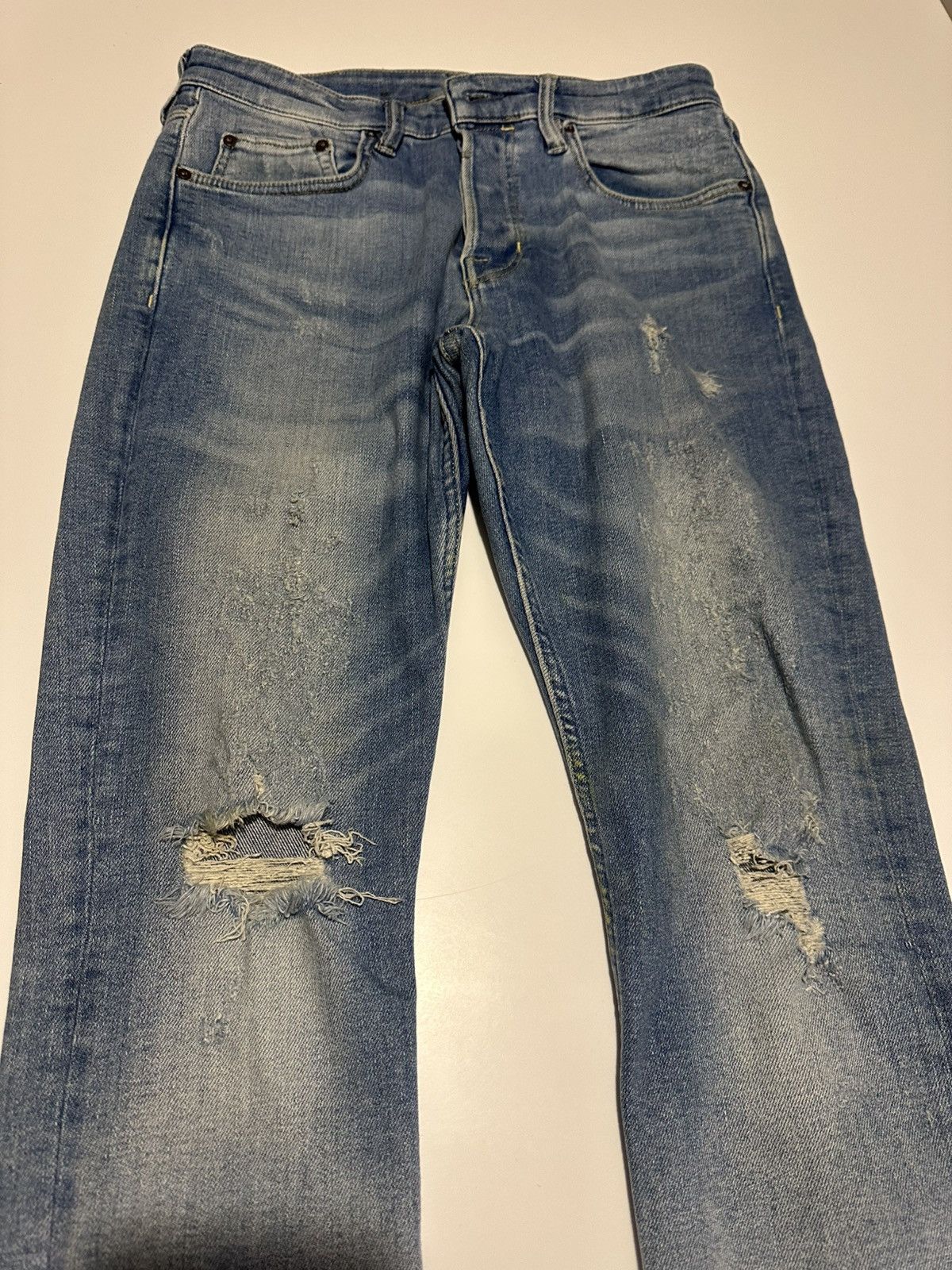 Allsaints All Saints Denim Cigarette Light Blue Size US 30 / EU 46 - 2 Thumbnail