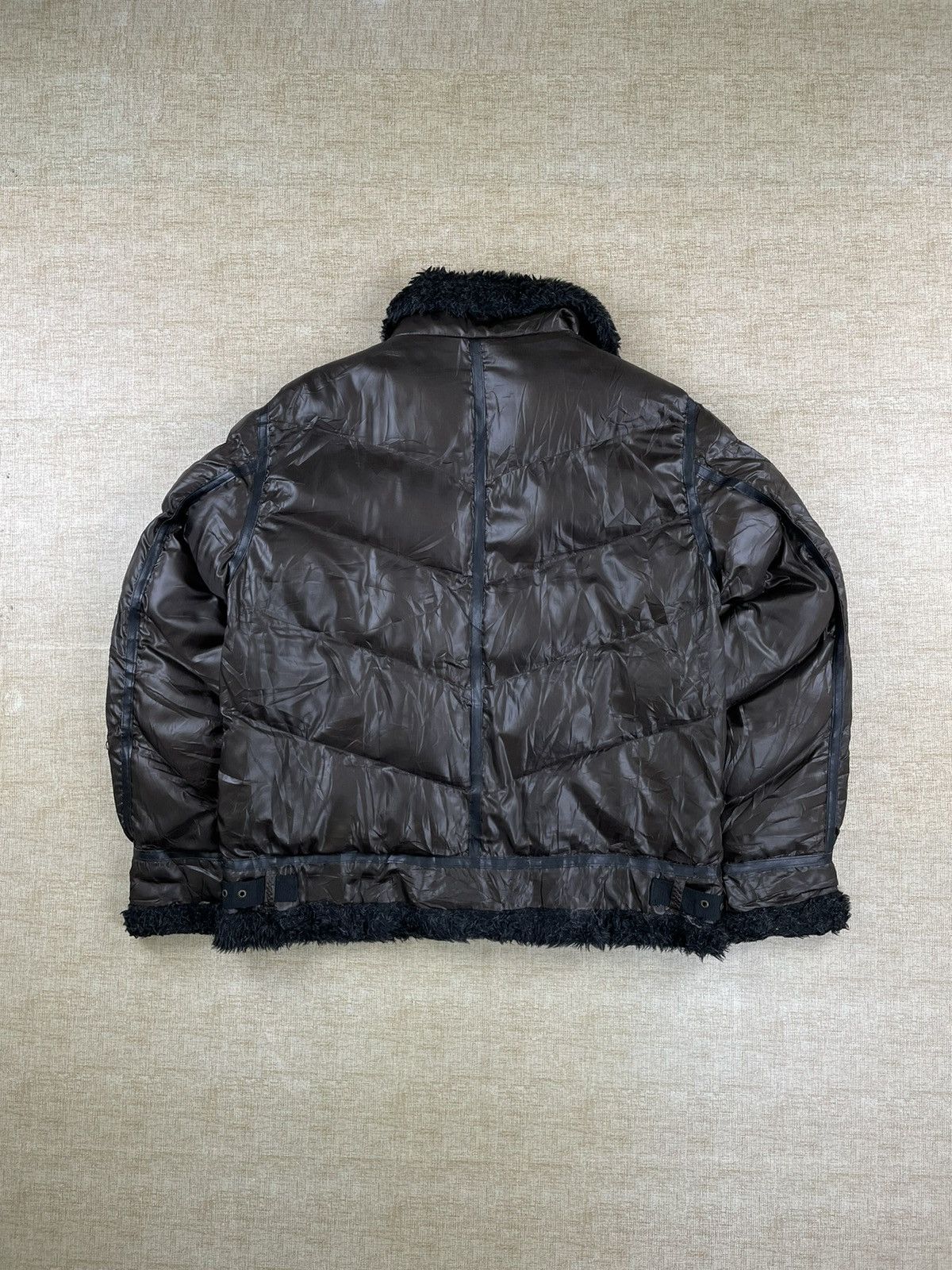 Vintage Vintage USAF Emergency Attack Faux Fur Puffer Jacket Size US L / EU 52-54 / 3 - 2 Thumbnail
