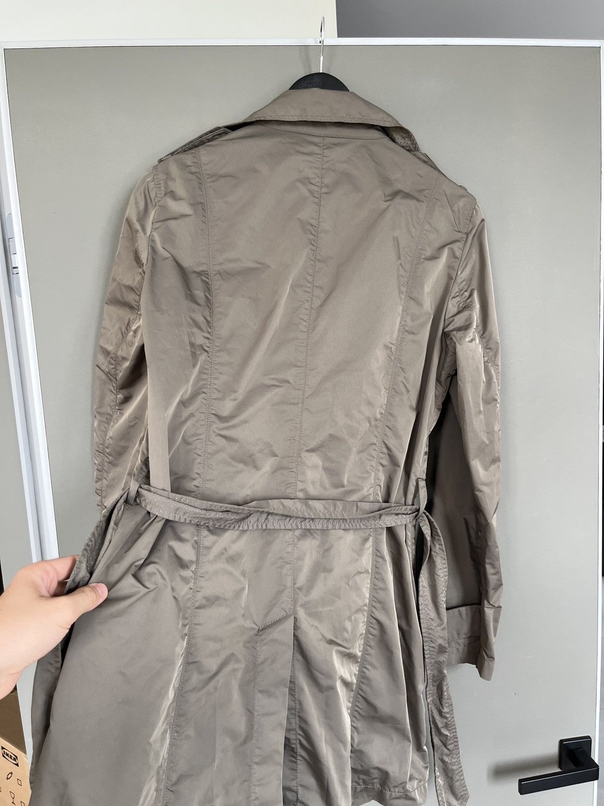 Gimo's Gimos Nylon Trench Coat Size L / US 10 / IT 46 - 13 Thumbnail