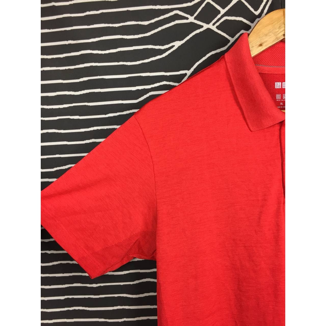 Japanese Brand × Uniqlo Uniqlo DRY-EX Anti-Bacterial Short Sleeve Polo Tee Size L Size US L / EU 52-54 / 3 - 4 Thumbnail