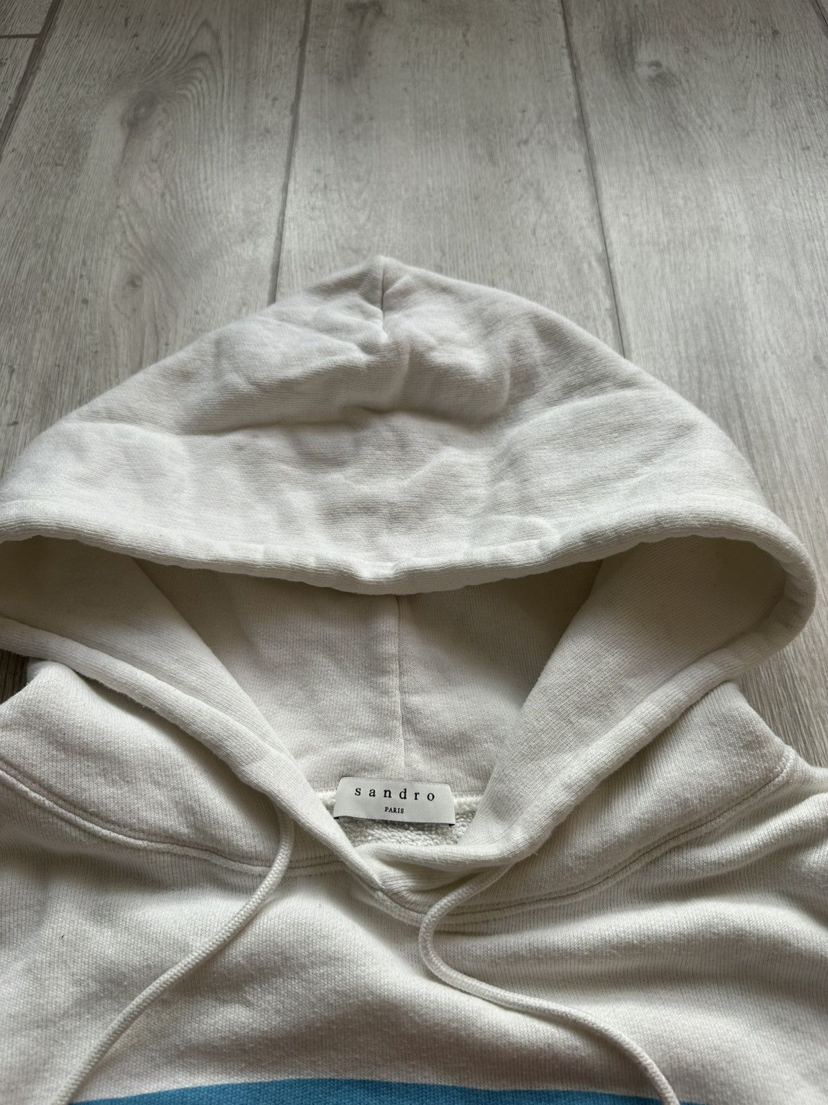 Sandro Sandro Logo White Hoodie Size US L / EU 52-54 / 3 - 5 Thumbnail